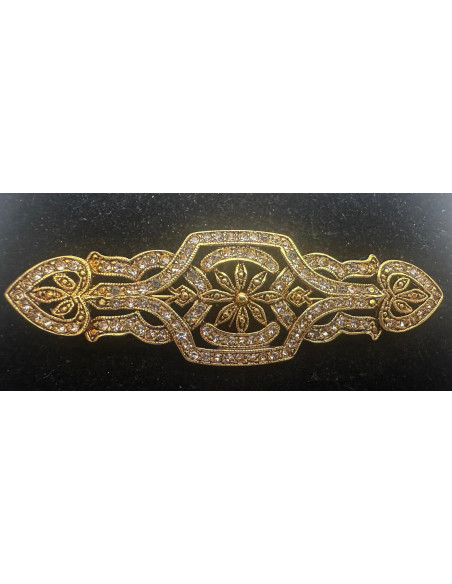 Broche mantilla plata