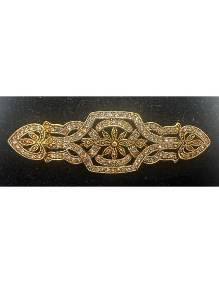 Broche mantilla plata