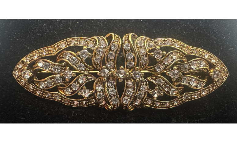 Broche mantilla plata