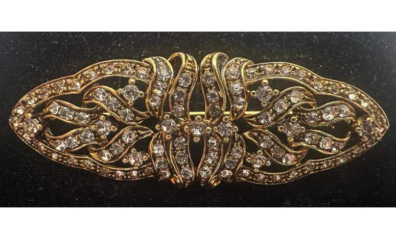 Broche mantilla plata