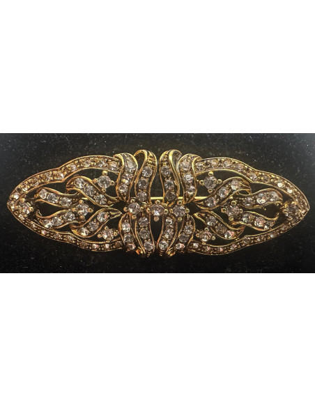 Broche mantilla plata