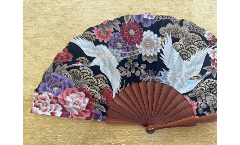 Abanico estampado japones