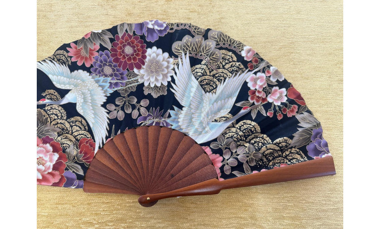 Abanico estampado japones