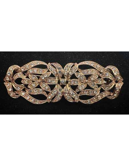 Broche mantilla plata