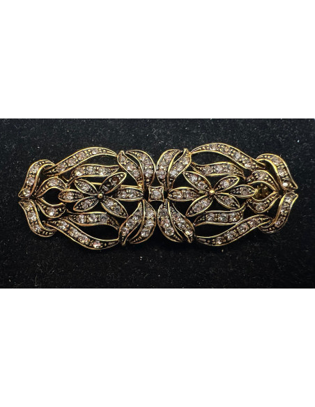 Broche mantilla plata