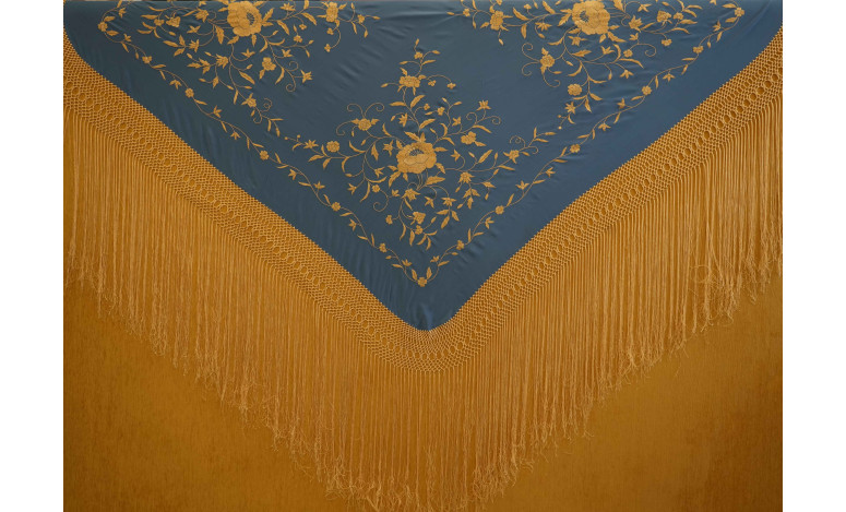 Mantón mano seda 140cm