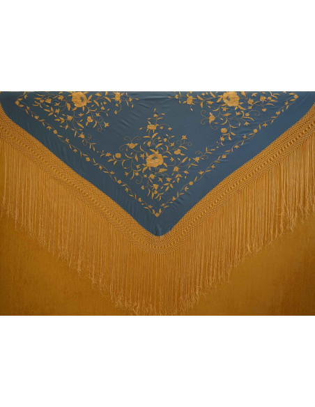 Mantón mano seda 140cm