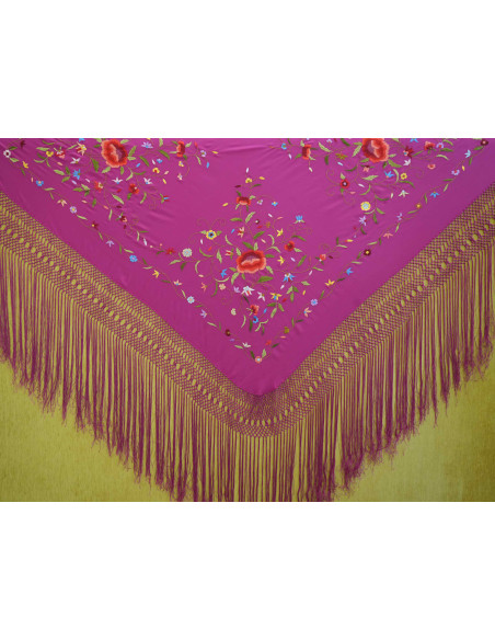 Mantón mano seda 140cm