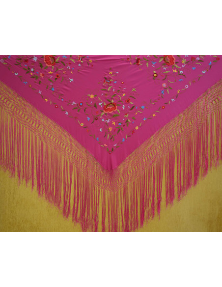 Mantón mano seda 140cm