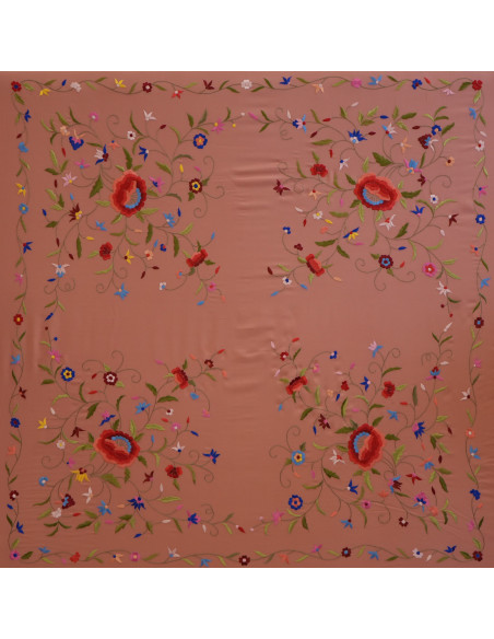 Mantón mano seda 140cm