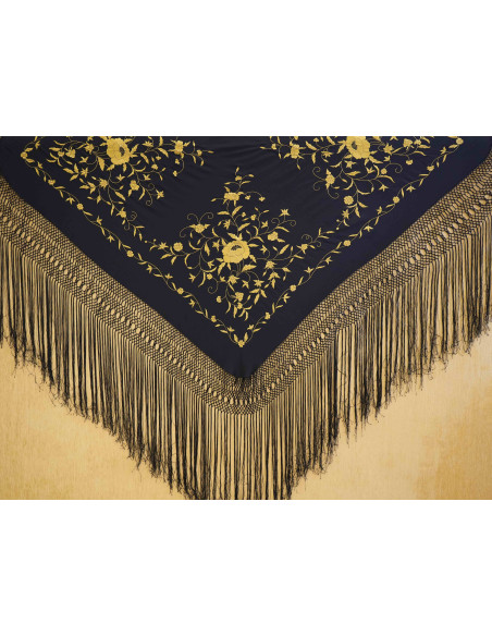 Mantón mano seda 140cm