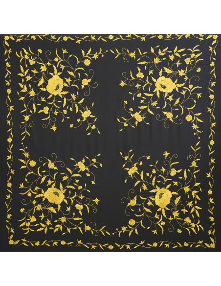 Mantón mano seda 140cm