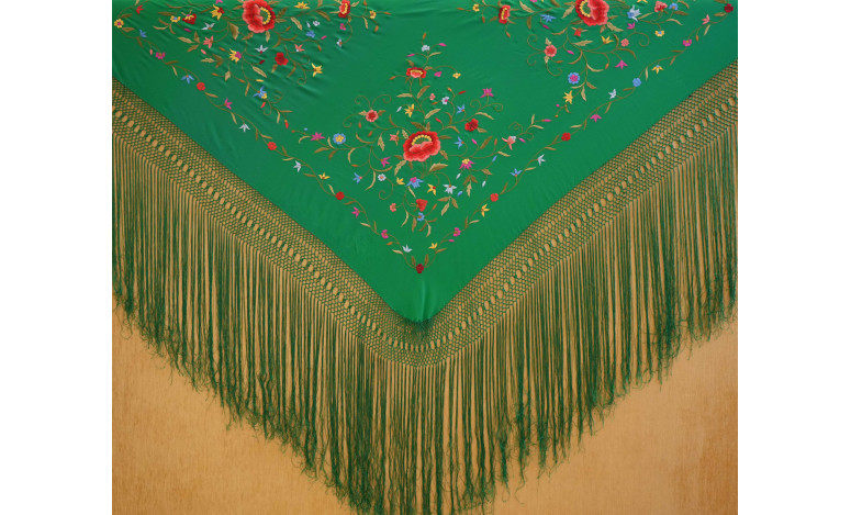 Mantón mano seda 140cm