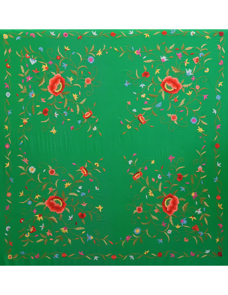 Mantón mano seda 140cm