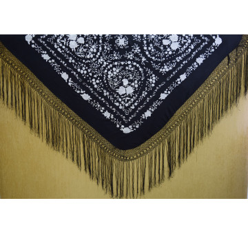 Mantón mano seda 140cm