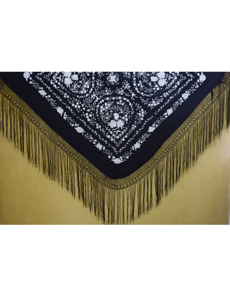 Mantón mano seda 140cm
