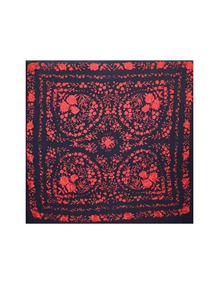 Mantón mano seda 140cm