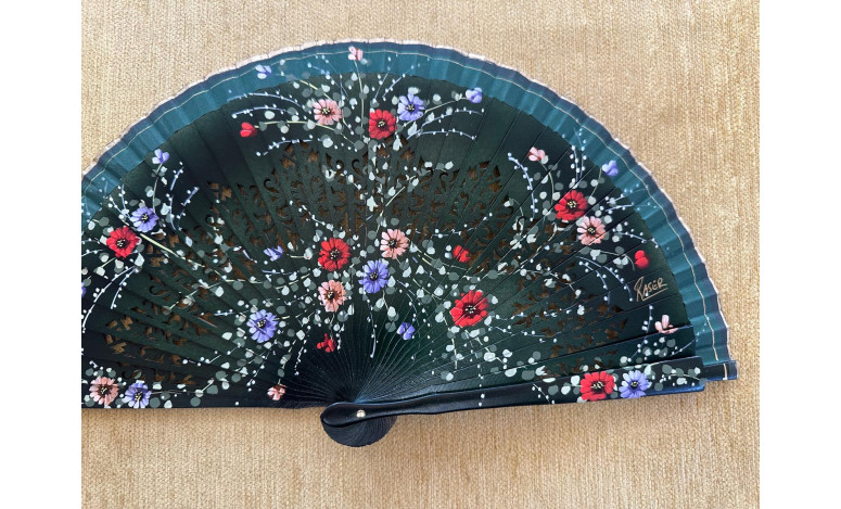 Abanico flores