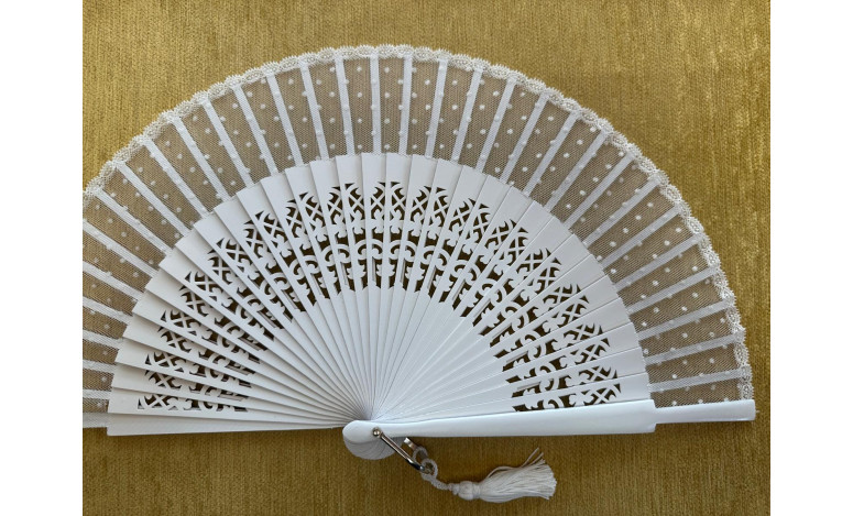 Abanico novia plumeti