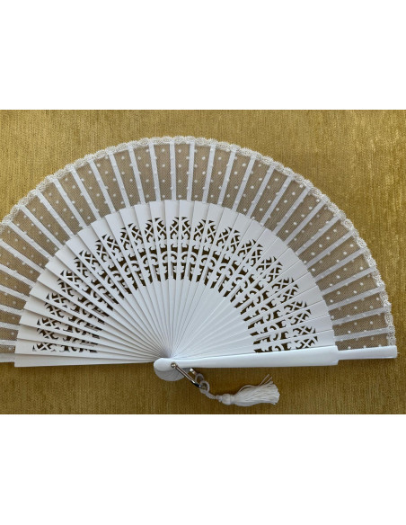 Abanico novia plumeti