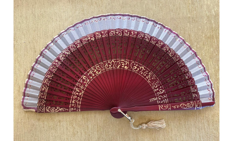 Abanico liso calado