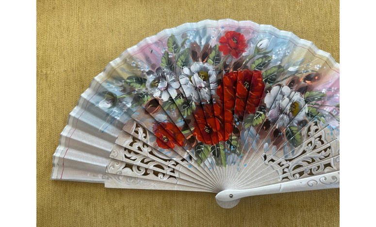 Abanico flores