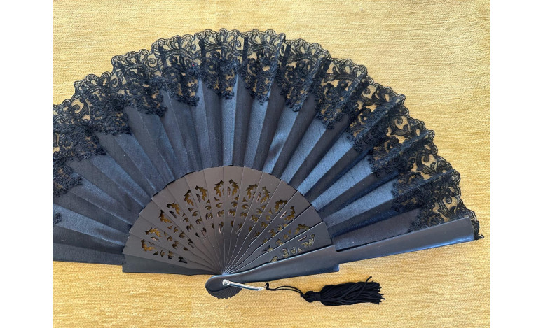Abanico puntilla novia