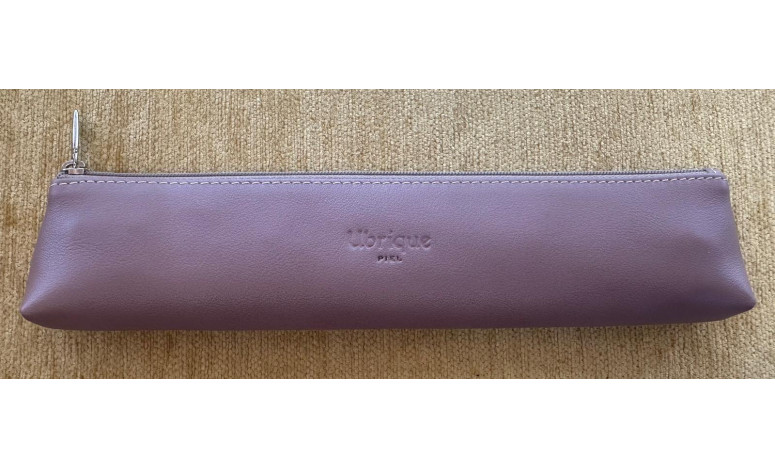 Funda abanico piel