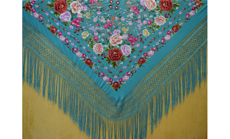 Mantón mano seda 140cm