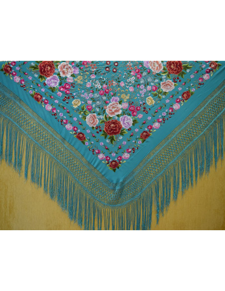 Mantón mano seda 140cm