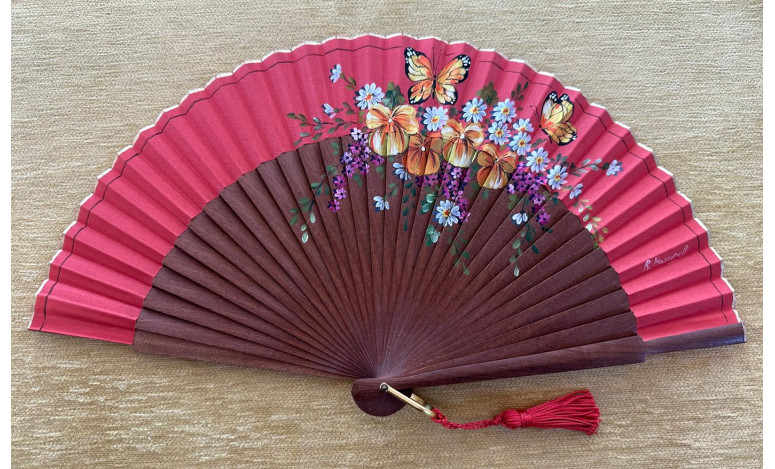 Abanico mariposas