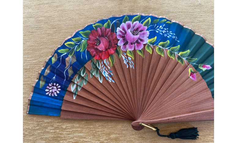 Abanico flores