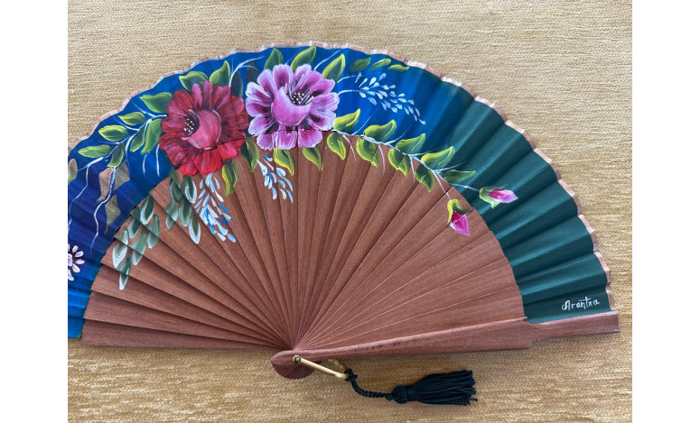 Abanico flores