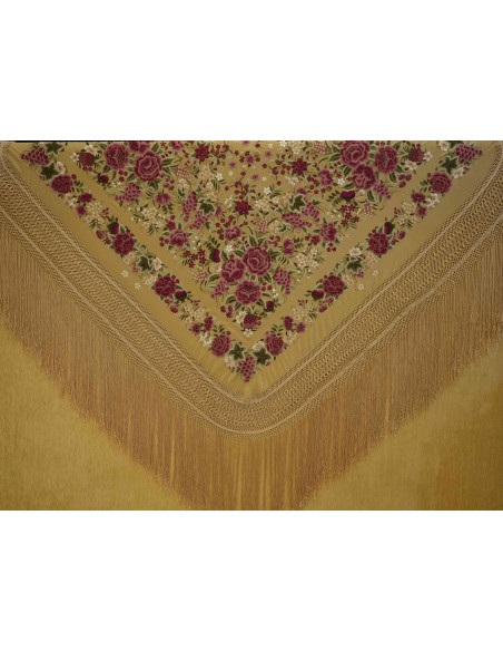 Mantón mano seda 140cm