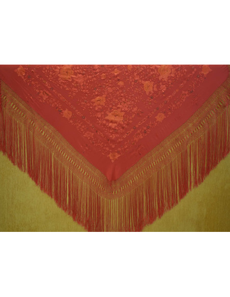 Mantón mano seda 140cm