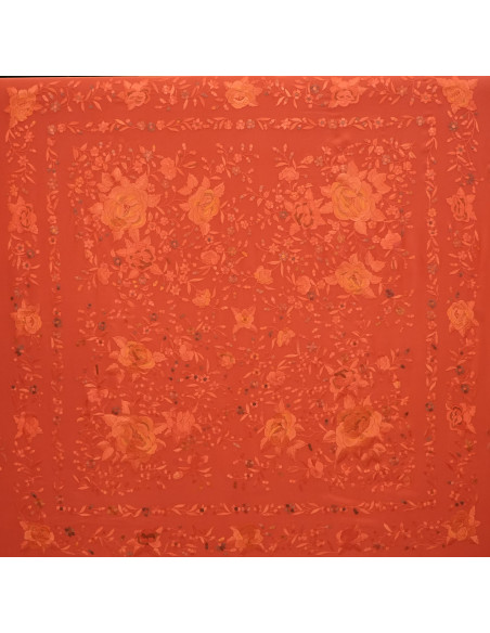 Mantón mano seda 140cm