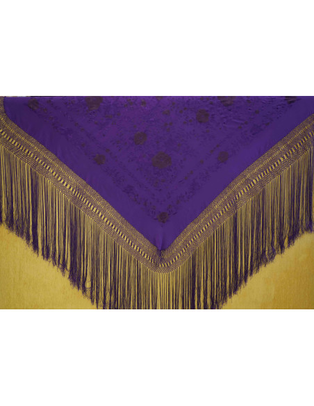 Mantón mano seda 140cm