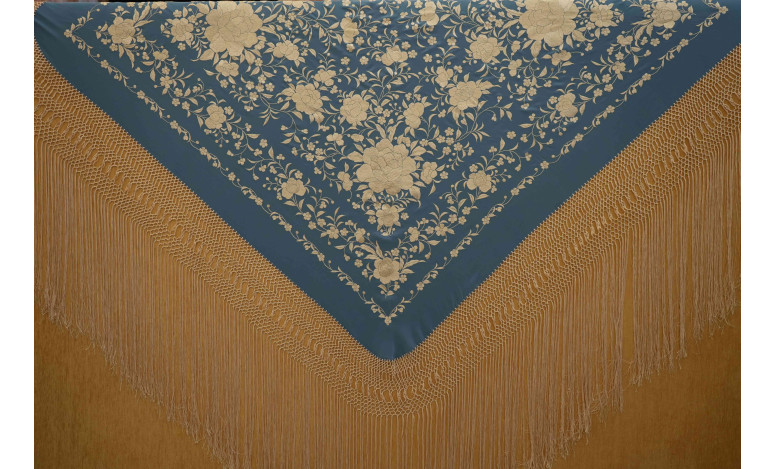 Mantón mano seda 140cm