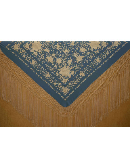 Mantón mano seda 140cm