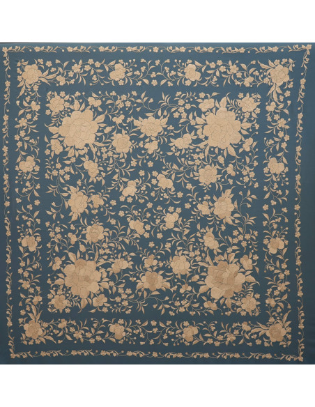 Mantón mano seda 140cm