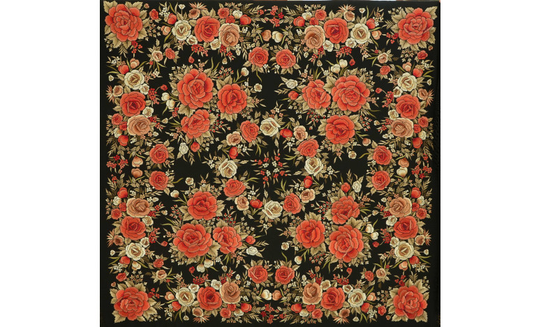 Mantón mano seda 140cm