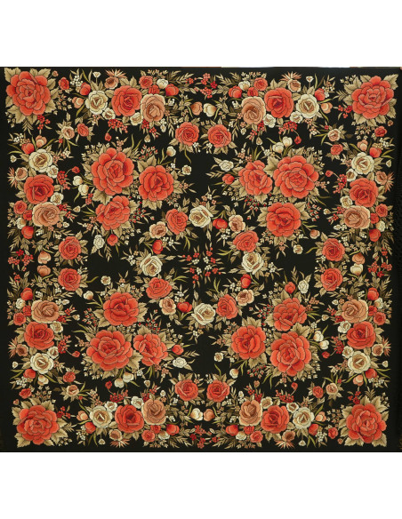 Mantón mano seda 140cm