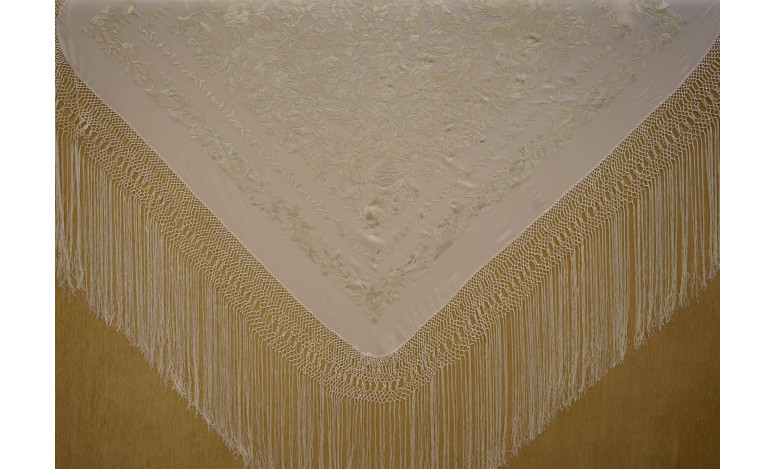 Mantón mano seda 140cm