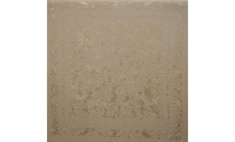 Mantón mano seda 140cm