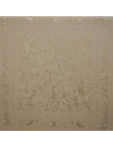 Mantón mano seda 140cm