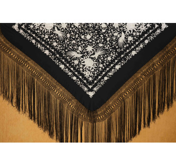 Mantón mano seda 140cm