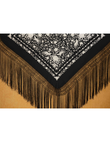 Mantón mano seda 140cm
