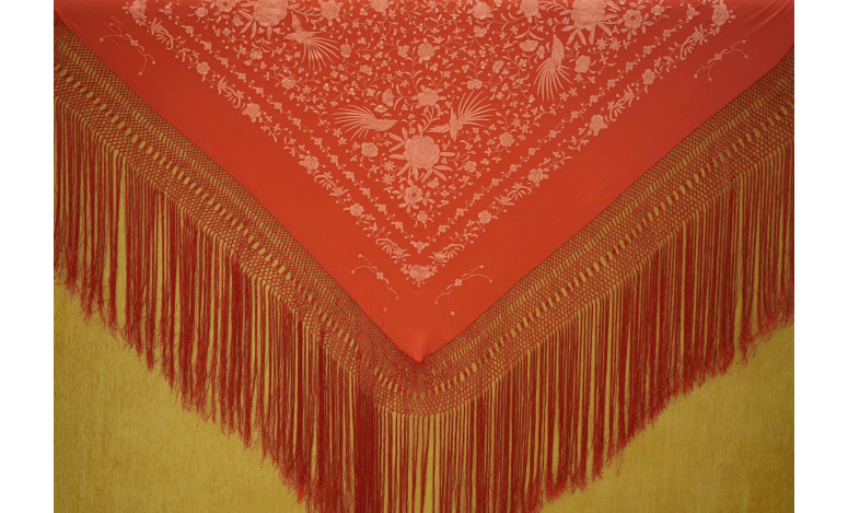 Mantón mano seda 140cm
