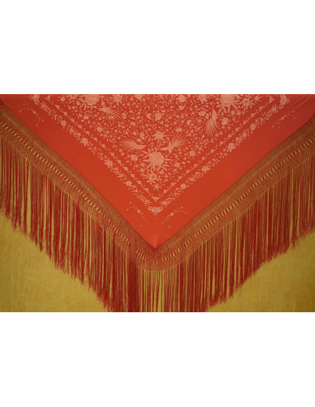 Mantón mano seda 140cm