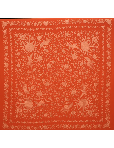 Mantón mano seda 140cm
